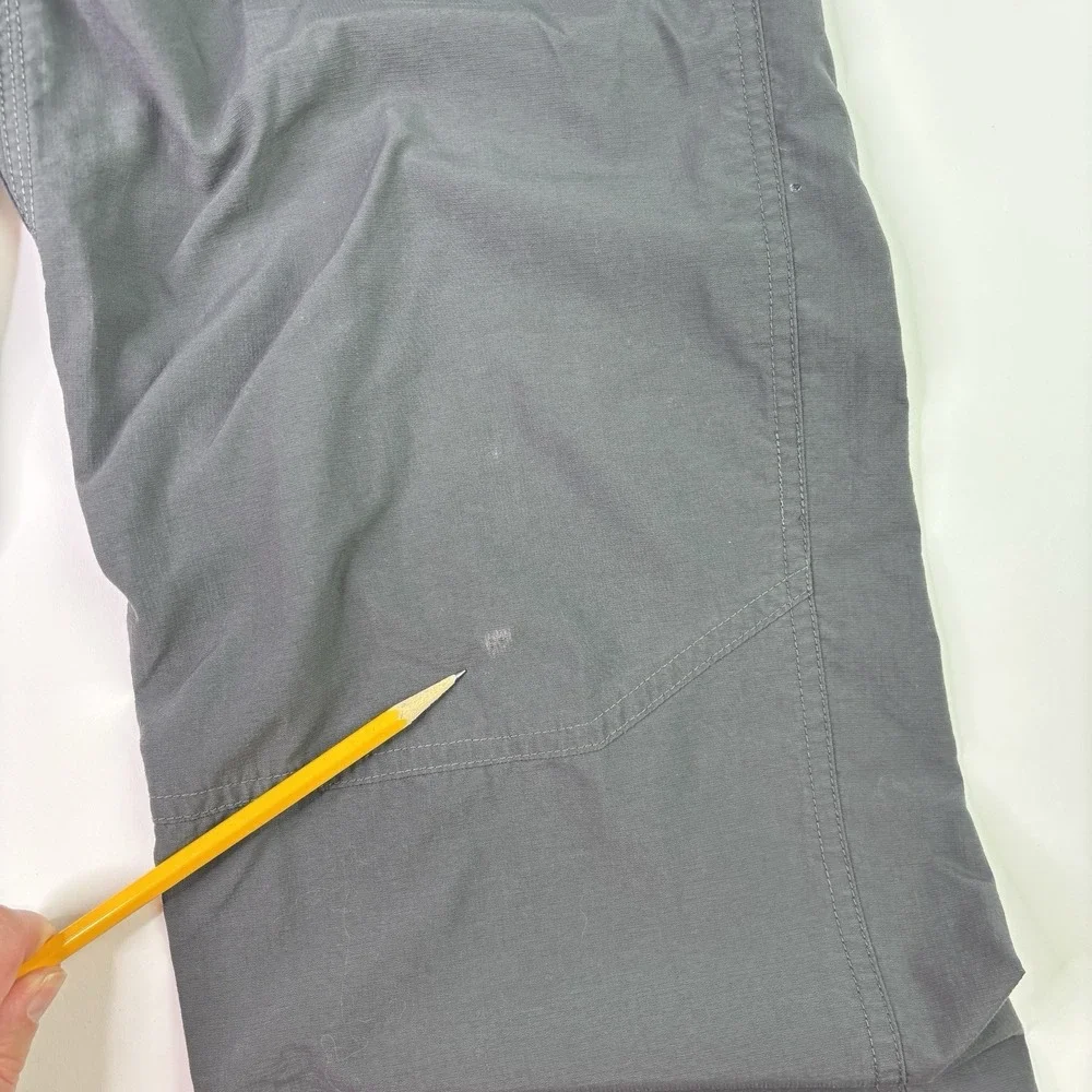 The North Face Convertible Pants Mens 34x28‎ Gray Hiking Outdoor FAIR CONDITION